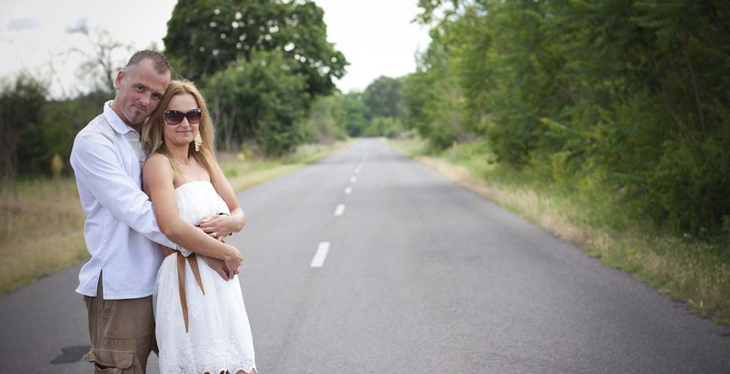 Heni és Tamás jegyes fotózása